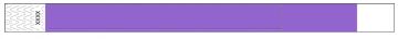 Custom 3/4" Purple Tyvek Wristbands - Add Your Logo/Text (500 per box)
